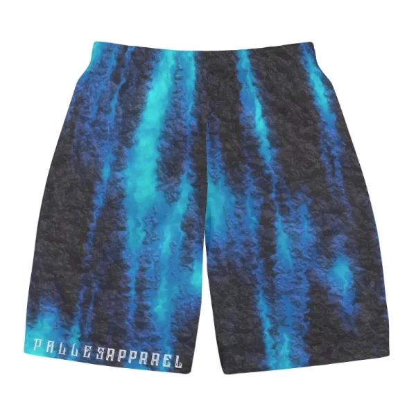 Blue Lava Streaks Men's Board Shorts
