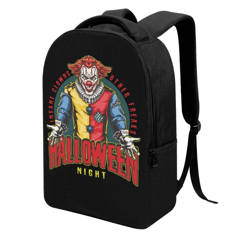 1696435922-2-oxsWcl5iGz Insane Clown Halloween Night Laptop Backpack