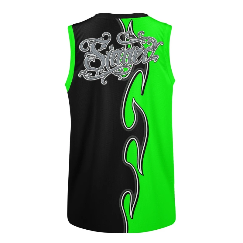 Sinner Men's Basketball Jersey Tribal