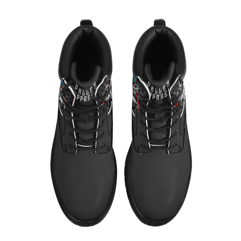 Valhalla Skull Axes H Unisex All Season Leather Boots Level 10