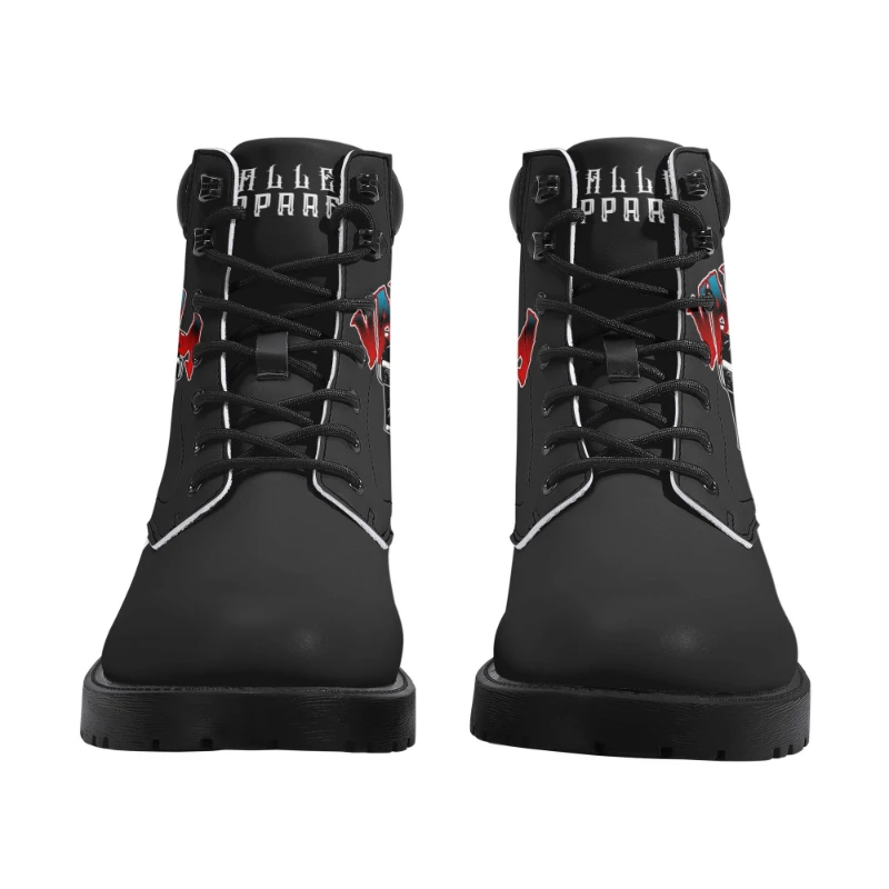 Valhalla Skull Axes H Unisex All Season Leather Boots Level 10