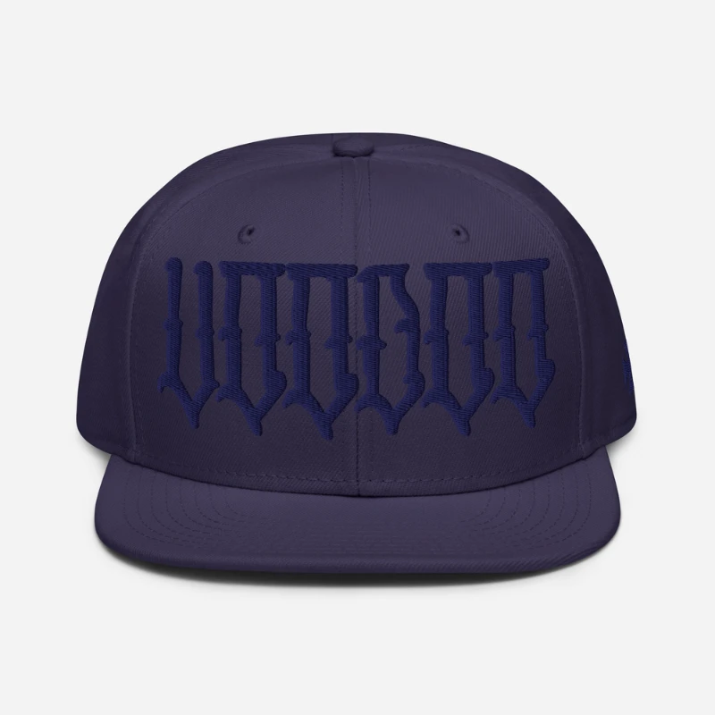 snapback-navy-blue-front-658eb19c5e06c Voodoo Navy Blue Edition Snapback Hat