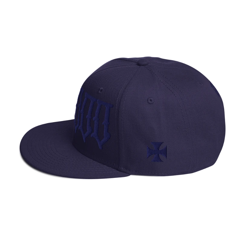 snapback-navy-blue-left-side-658eb19c5eb8c Voodoo Navy Blue Edition Snapback Hat