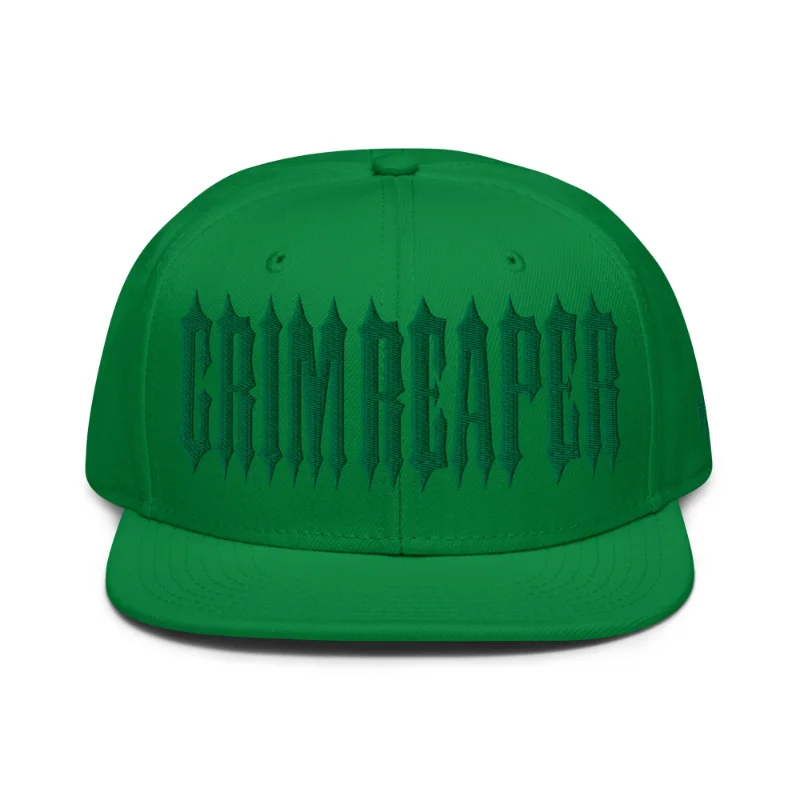 snapback-kelly-green-front-65a3a1b9886e5 Grim Reaper Kelly Green Edition Snapback Hat