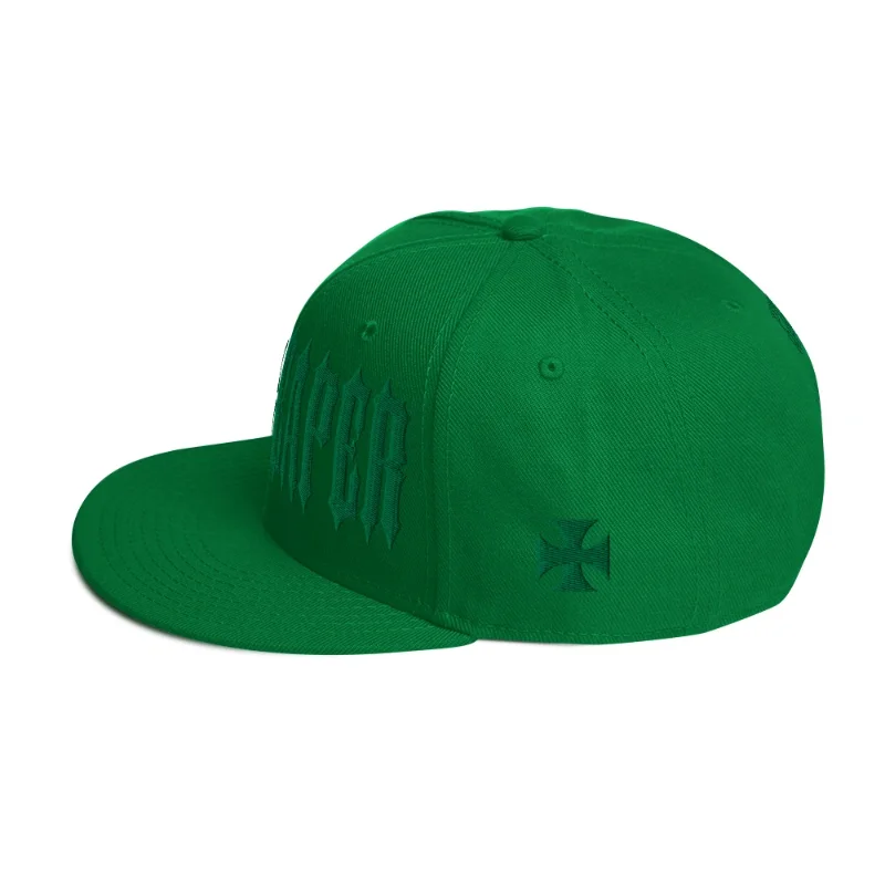 snapback-kelly-green-left-side-65a3a1b988cac Grim Reaper Kelly Green Edition Snapback Hat
