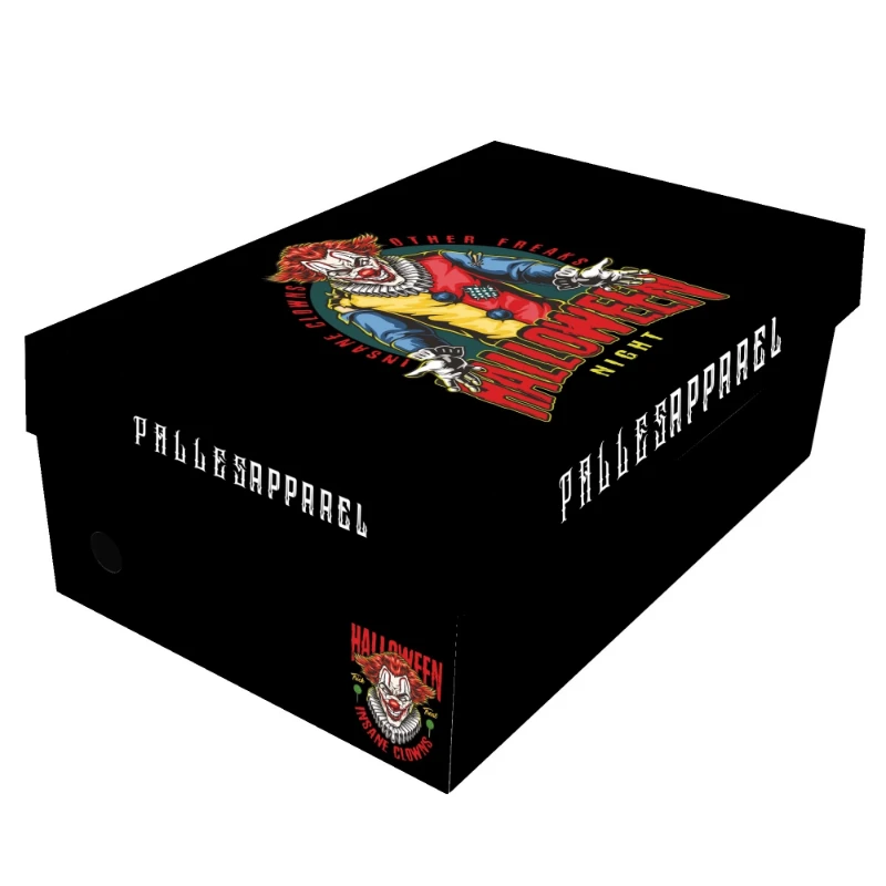 Insane Clown Halloween Night Men's Low Top Canvas Shoes