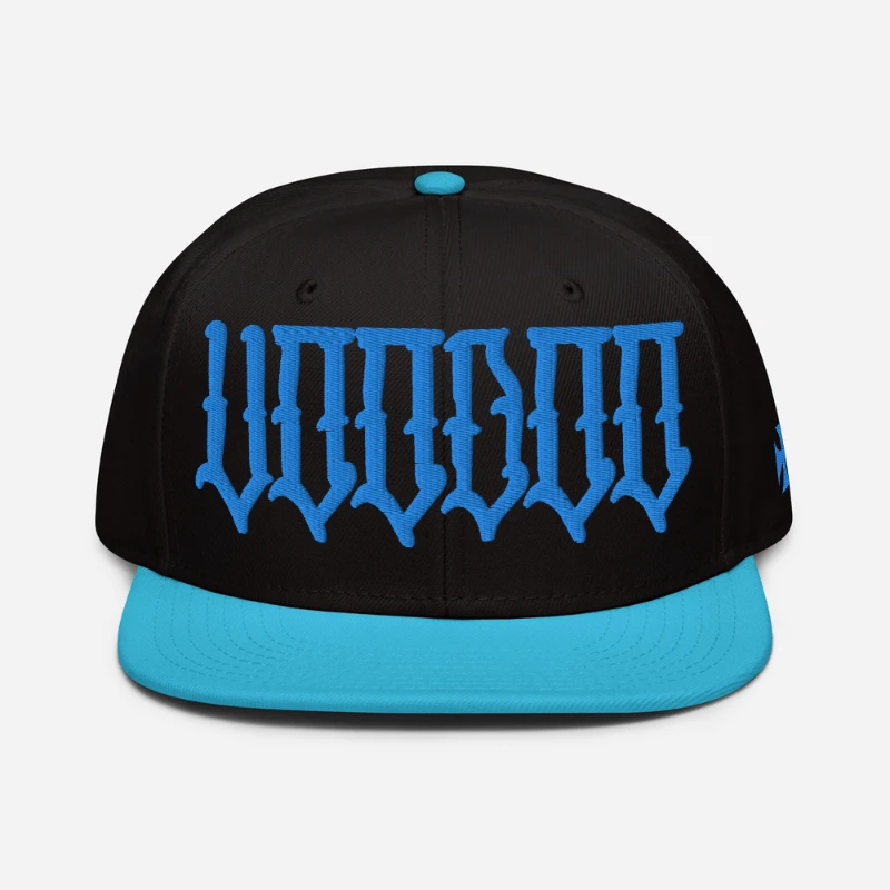 snapback-aqua-blue-black-black-front-658eb5a3c6a51 Voodoo Multicolour Snapback Hats