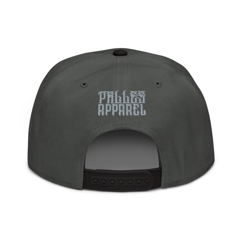 snapback-black-charcoal-gray-charcoal-gray-back-65a3a22cbf28b Grim Reaper Grey Edition Snapback Hats