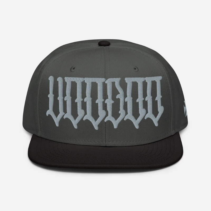 snapback-black-charcoal-gray-charcoal-gray-front-658d91618c134 Voodoo Grey Edition Snapback Hats