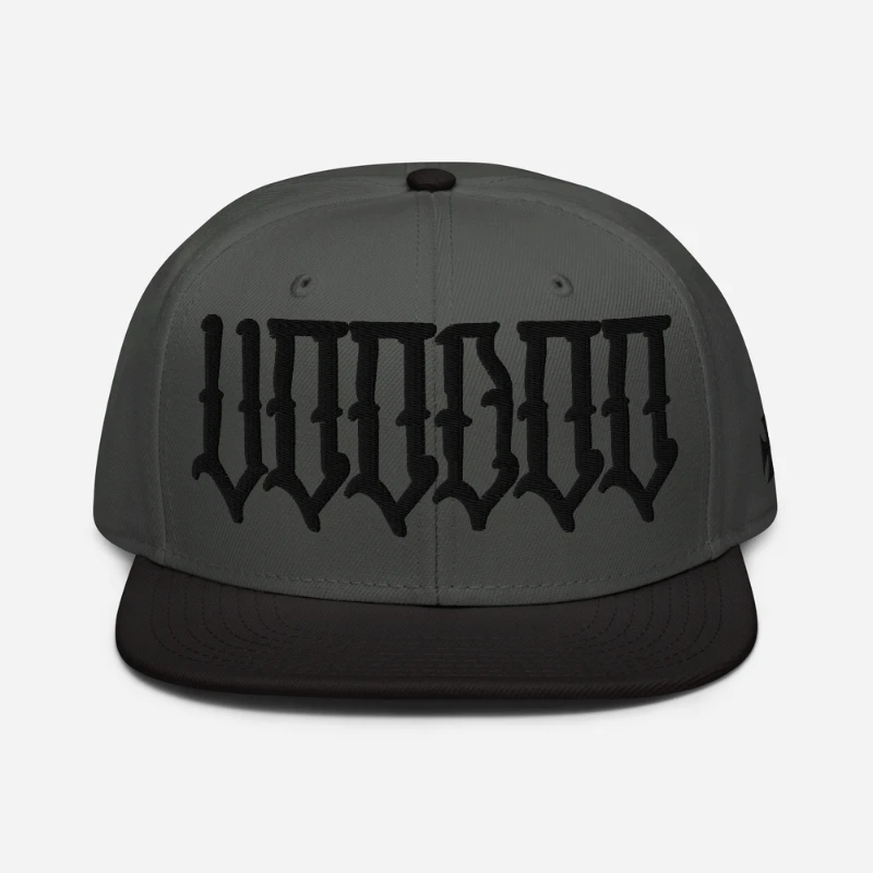 snapback-black-charcoal-gray-charcoal-gray-front-658eabd978f3c Voodoo Multicolour Snapback Hats