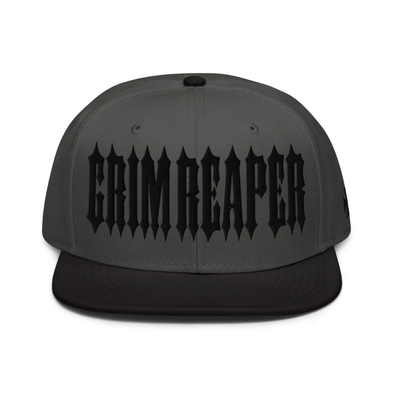 snapback-black-charcoal-gray-charcoal-gray-front-65a39f5e3b065 Grim Reaper Multicolour Snapback Hats