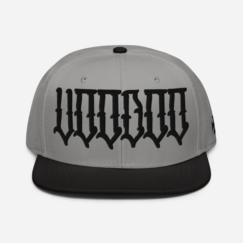 snapback-black-gray-gray-front-658eabd979f4d Voodoo Multicolour Snapback Hats