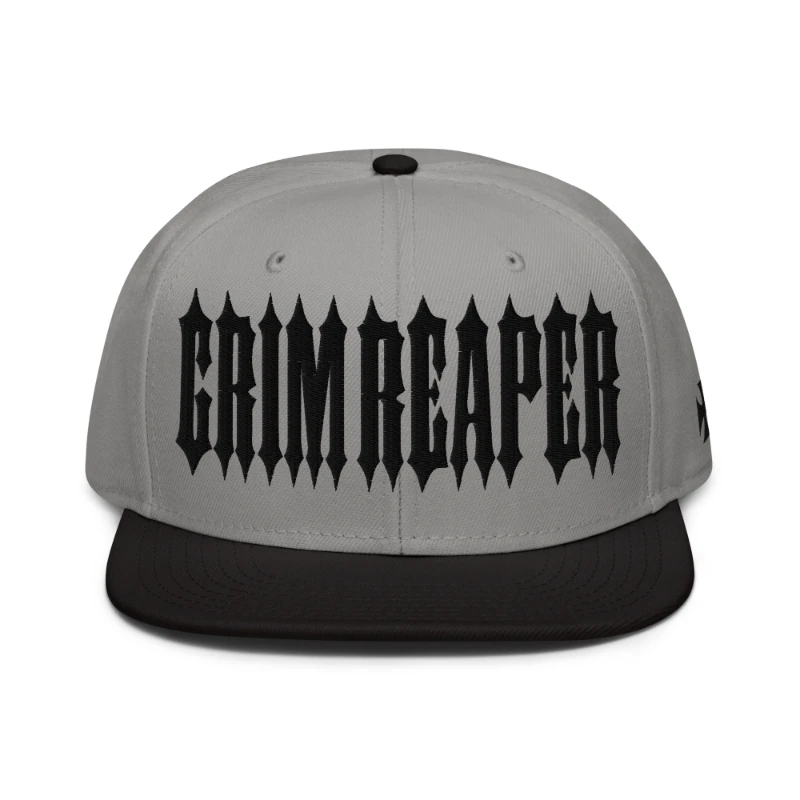 snapback-black-gray-gray-front-65a39f5e3ba3e Grim Reaper Multicolour Snapback Hats