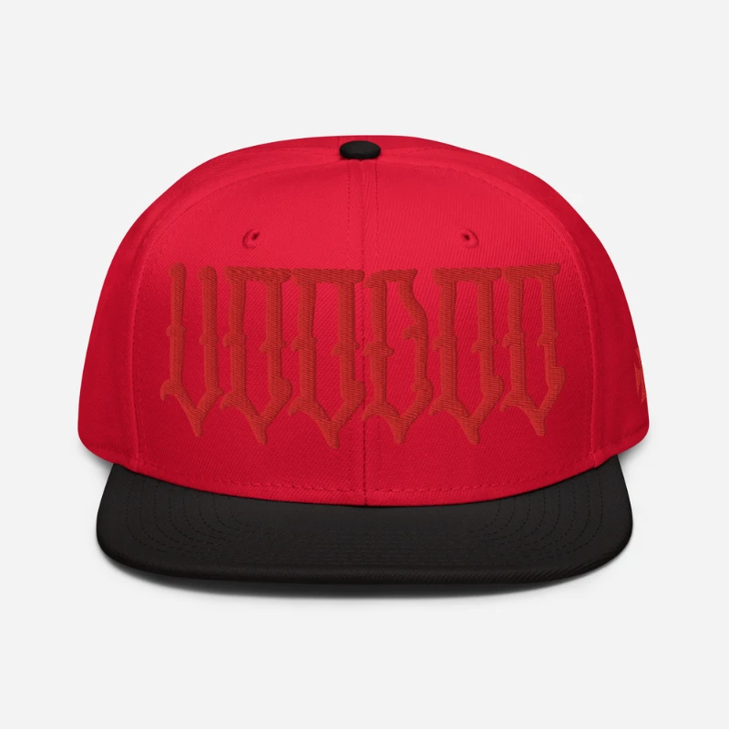 snapback-black-red-red-front-658d86061dfa8 Voodoo Red Edition Snapback Hats