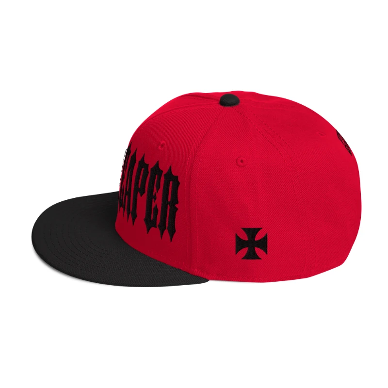 snapback-black-red-red-left-side-65a39f5e3aef0 Grim Reaper Multicolour Snapback Hats