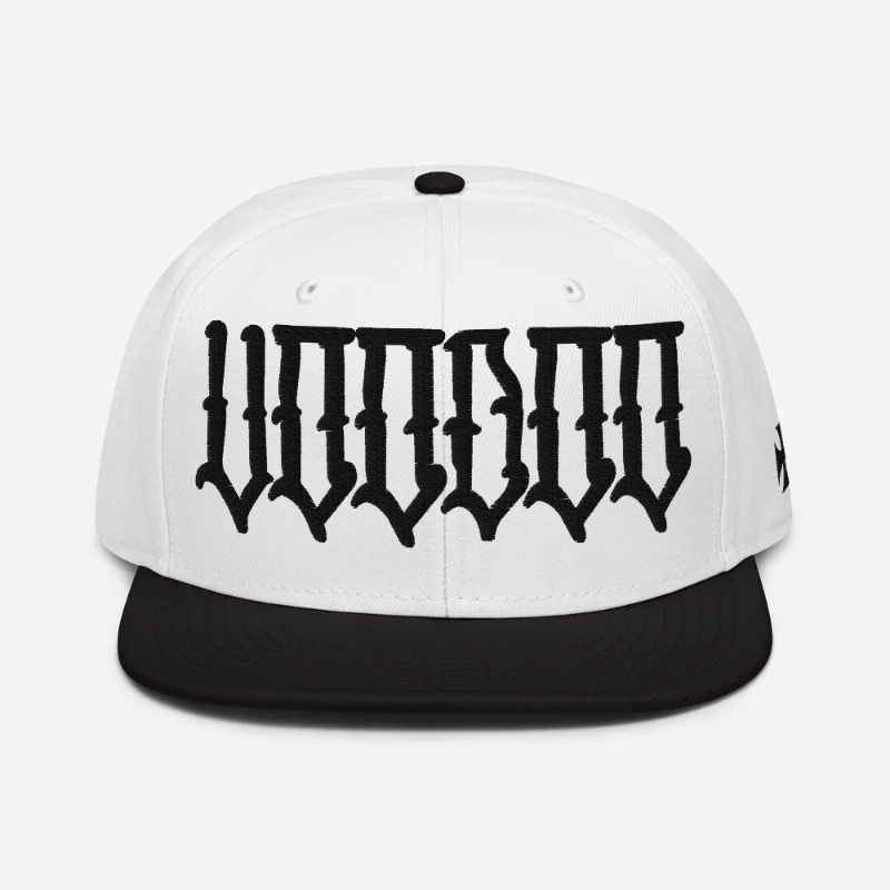 snapback-black-white-white-front-658eabd97b103 Voodoo Multicolour Snapback Hats
