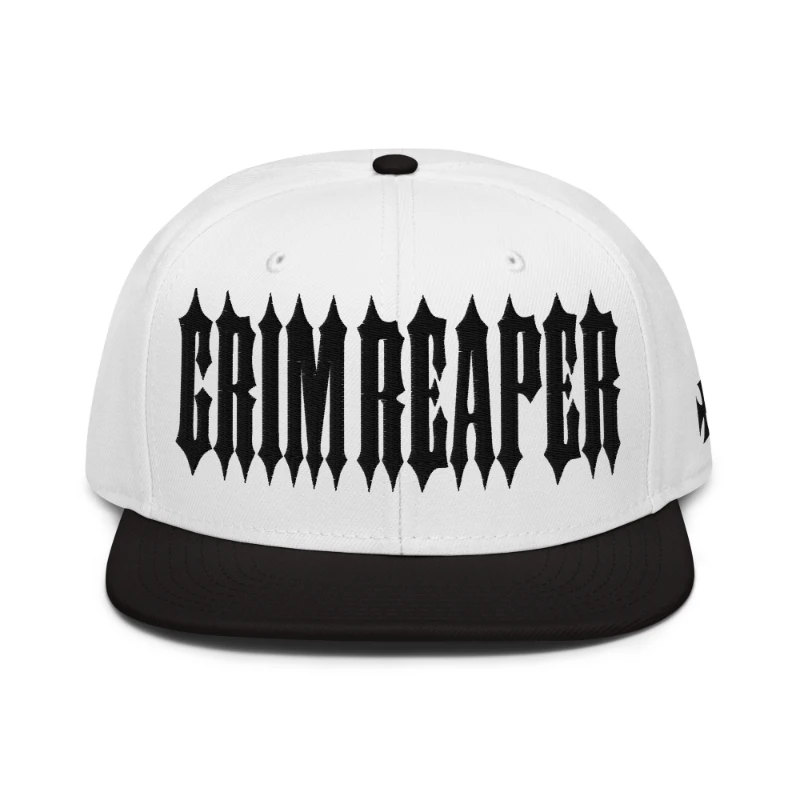 snapback-black-white-white-front-65a39f5e3c34a Grim Reaper Multicolour Snapback Hats
