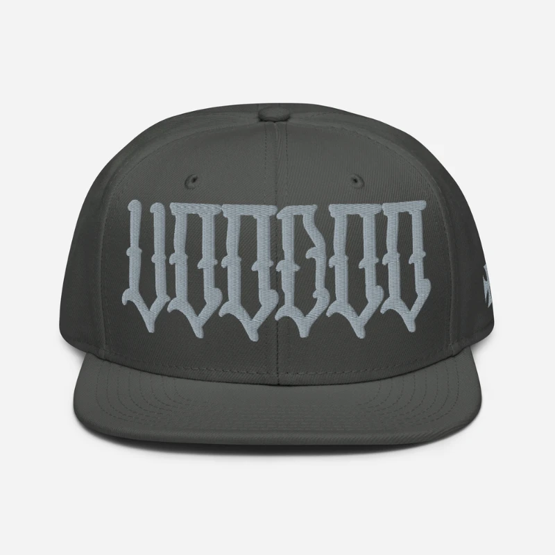 snapback-charcoal-gray-front-658d91618d829 Voodoo Grey Edition Snapback Hats