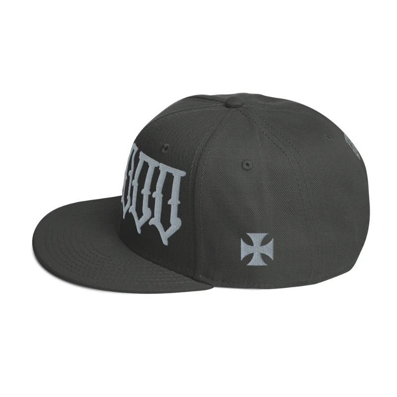 snapback-charcoal-gray-left-side-658d91618e8d5 Voodoo Grey Edition Snapback Hats