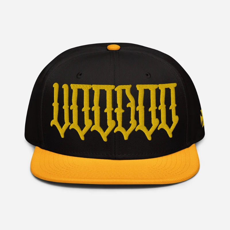 snapback-gold-black-black-front-658eb657021a8 Voodoo Multicolour Snapback Hats