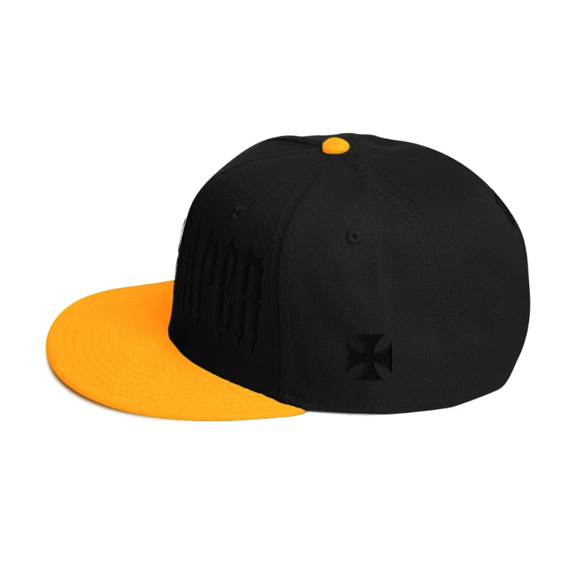 snapback-gold-black-black-left-side-65a39c0fa528c Grim Reaper Black Edition Snapback Hat
