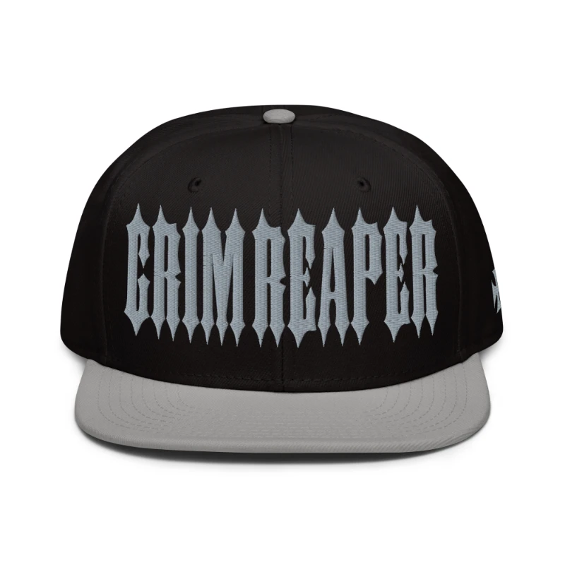 snapback-gray-black-black-front-65a39d1287e21 Grim Reaper Multicolour Snapback Hats