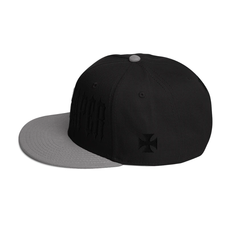 snapback-gray-black-black-left-side-65a39c0fa2b1d Grim Reaper Black Edition Snapback Hat