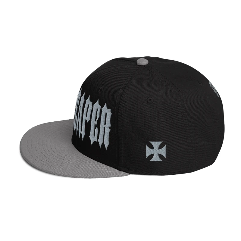 snapback-gray-black-black-left-side-65a39d12887e8 Grim Reaper Multicolour Snapback Hats