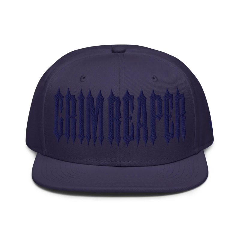 Grim Reaper Navy Blue Edition Snapback Hat