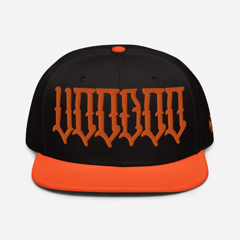 snapback-orange-black-black-front-658eb3e45f9db Voodoo Multicolour Snapback Hats