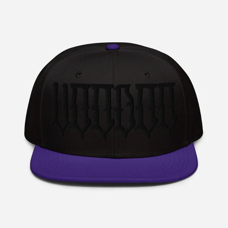 snapback-purple-black-black-front-658d80883f9e5 Voodoo Black Edition Snapback Hats