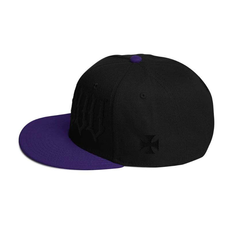 snapback-purple-black-black-left-side-658d808840872 Voodoo Black Edition Snapback Hats