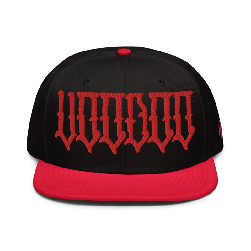 snapback-red-black-black-front-658eb35135581 Voodoo Multicolour Snapback Hats
