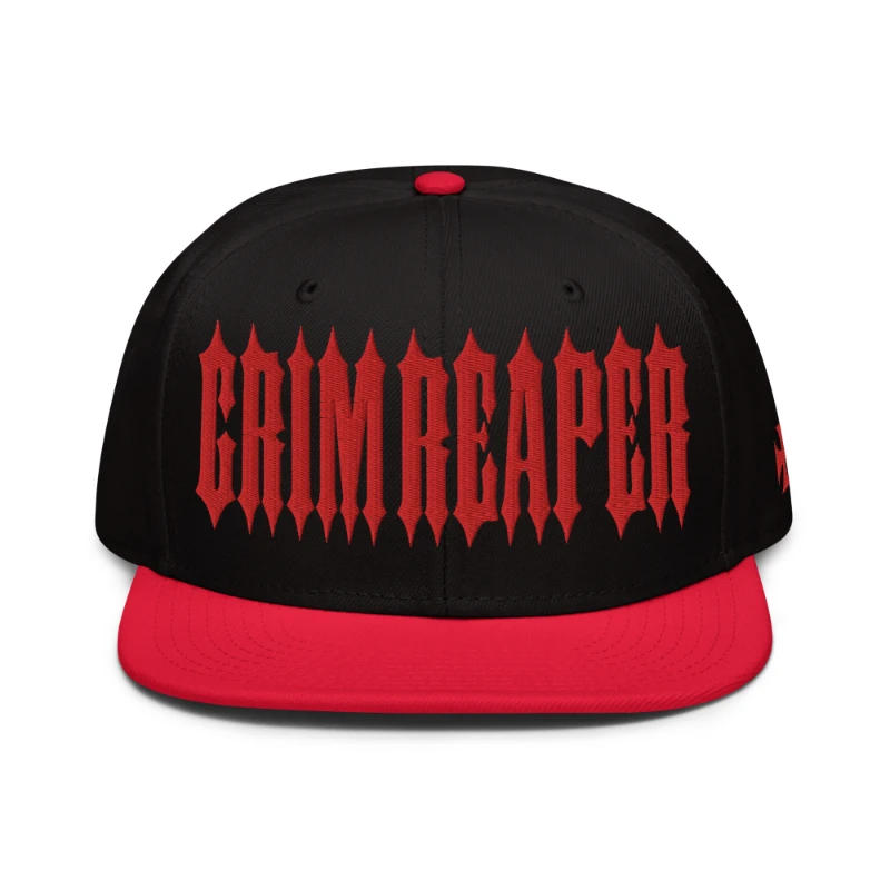 snapback-red-black-black-front-65a3a14a49508 Grim Reaper Multicolour Snapback Hats