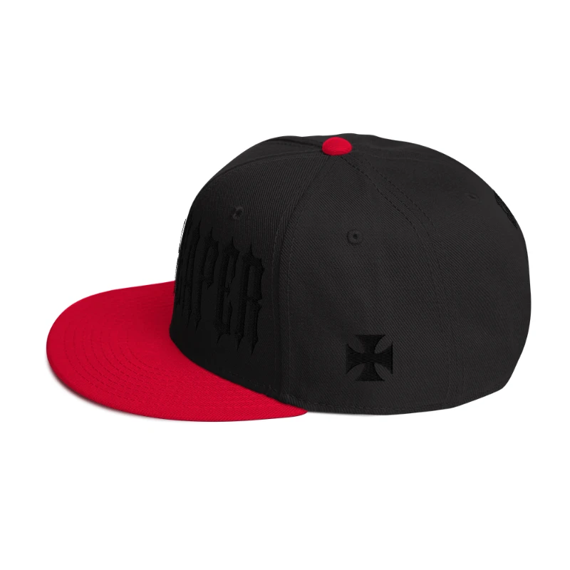 snapback-red-black-black-left-side-65a39c0fa06d3 Grim Reaper Black Edition Snapback Hat