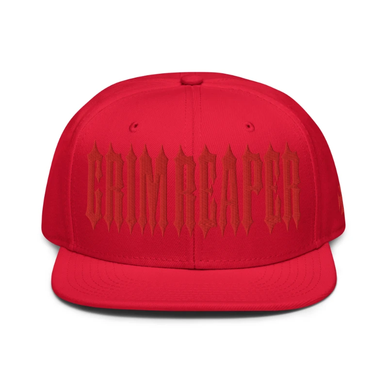 snapback-red-front-65a3a14a4a32e Grim Reaper Red Edition Snapback Hats
