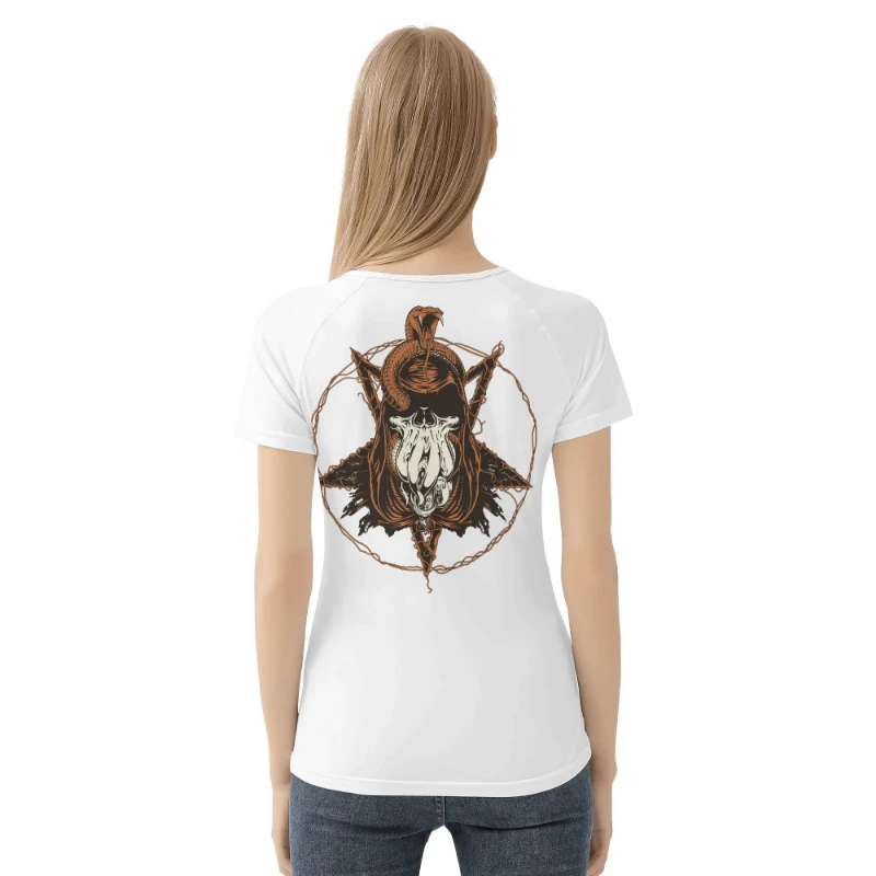 Hoody Cthulhu Snake Pentagram Women's T-shirt