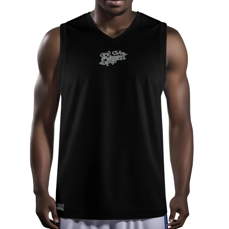 Sinner Angel Back Men's Basketball Jersey