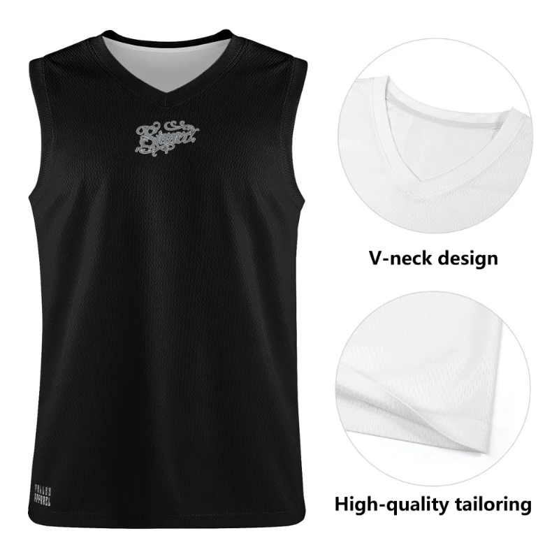 Sinner Angel Back Men's Basketball Jersey