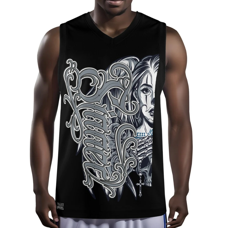 Sinner Angel Men's Basketball Jersey
