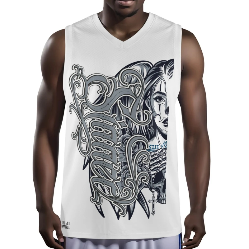 Sinner Angel Men's Basketball Jersey