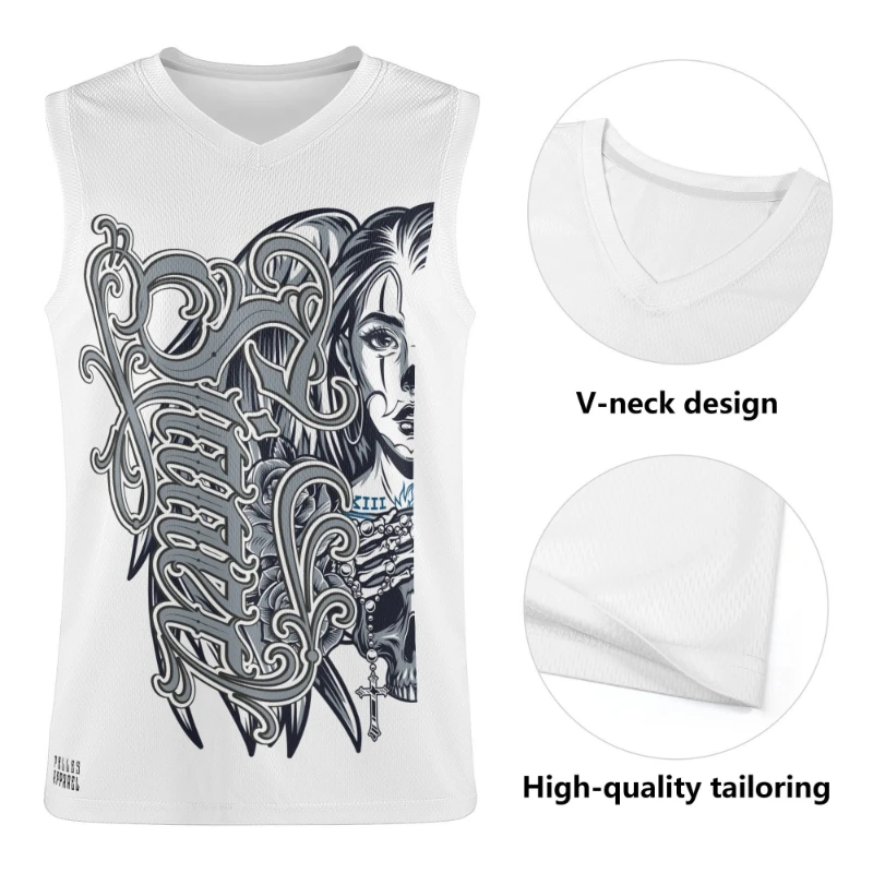 Sinner Angel Men's Basketball Jersey