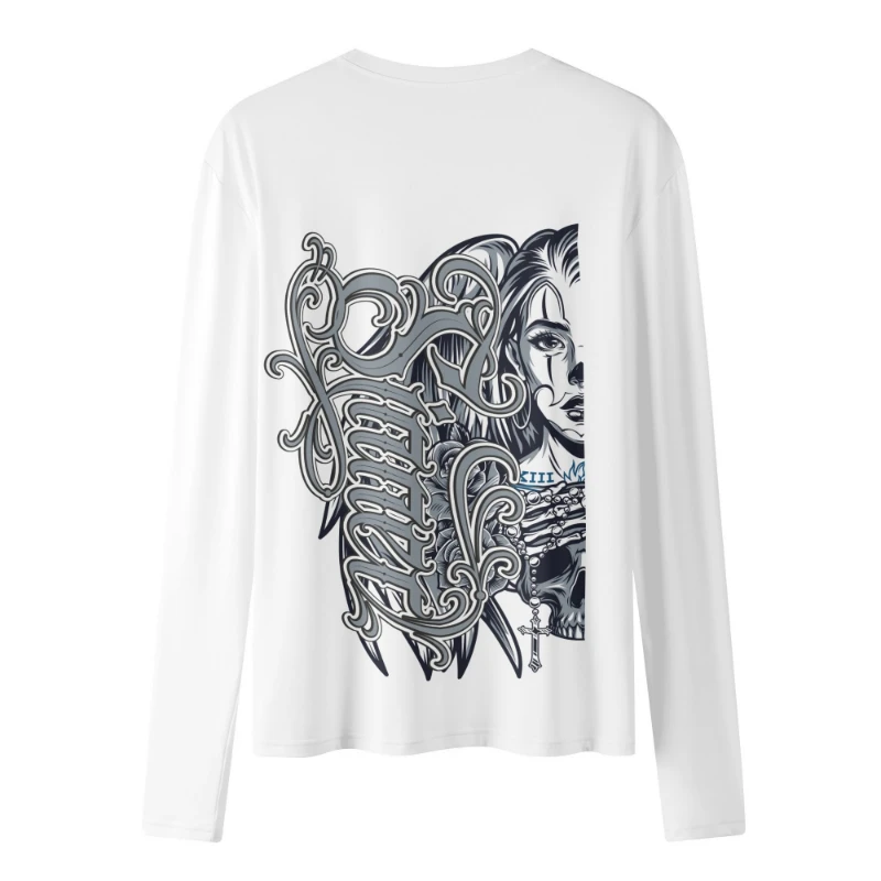 Sinner Angel Back Women's Long Sleeve T-Shirt