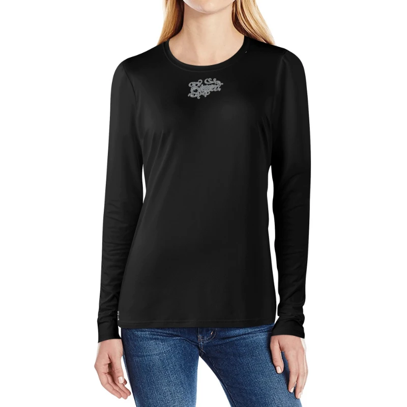 Sinner Angel Back Women's Long Sleeve T-Shirt