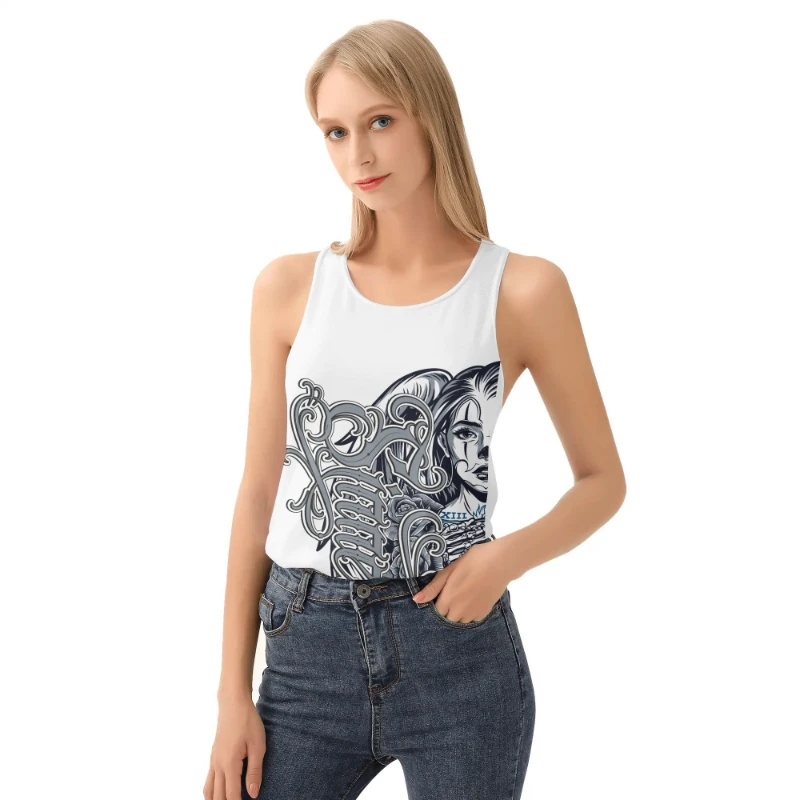 Sinner Angel Womens Loose Tank Tops