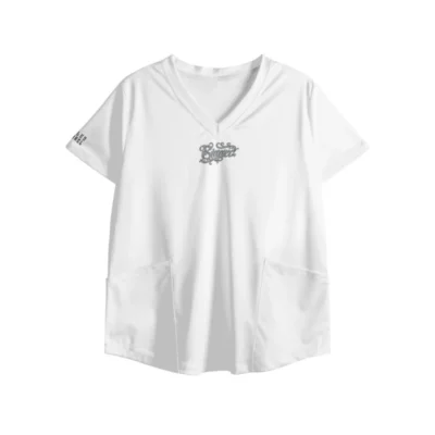 Sinner Angel Back Women's V Neck Workwear Nursing Tops