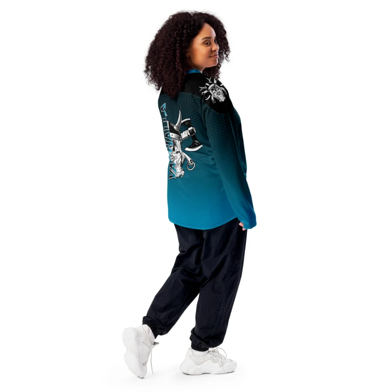 Valhalla Skull Axes Unisex Recycled Hockey Jersey