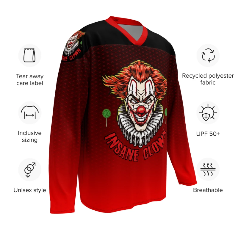 Insane Clown Unisex Recycled Hockey Jersey