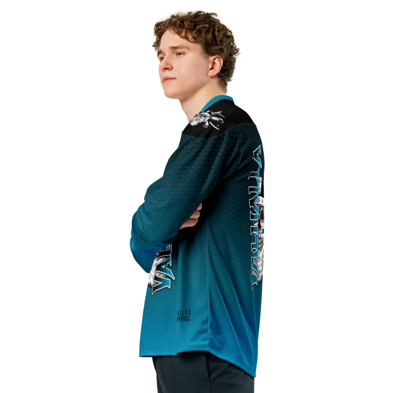 Valhalla Skull Axes Unisex Recycled Hockey Jersey