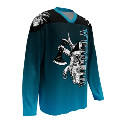 Valhalla Skull Axes Unisex Recycled Hockey Jersey